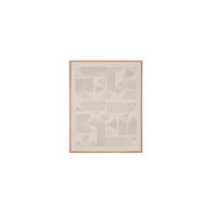 KUNSTDRUCK Abstraktes, Ornamente 40/50/2,3 cm  - Sandfarben/Naturfarben, Basics, Kunststoff/Textil (40/50/2,3cm)