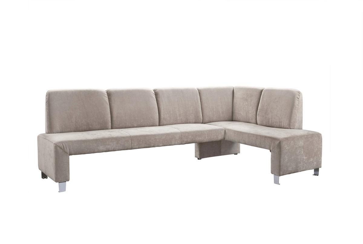 KLUPA KUTNA  boje pijeska  drvo, tekstil, drvni materijal      - srebrne boje/boje pijeska, Moderno, drvni materijal/drvo (243/158cm) - Livetastic