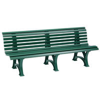 GARTENBANK 200/80/64 cm   - Grün, Basics, Kunststoff (200/80/64cm) - Modante