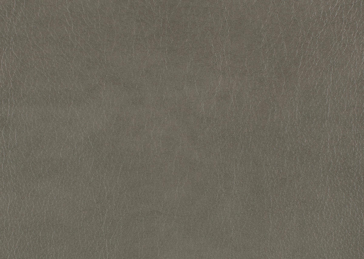 ECKSOFA in Echtleder Grau  - Schwarz/Grau, Design, Leder/Metall (302/237cm) - Dieter Knoll