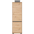 GARDEROBENSCHRANK 60/195/38 cm  - Anthrazit/Schwarz, MODERN, Holzwerkstoff (60/195/38cm) - Xora