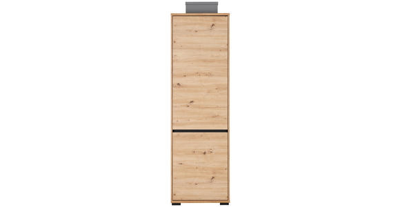 GARDEROBENSCHRANK 60/195/38 cm  - Anthrazit/Schwarz, MODERN, Holzwerkstoff (60/195/38cm) - Xora