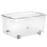 BOX MIT DECKEL 71.5/40/33.5 cm - Transparent, KONVENTIONELL, Kunststoff (71.5/40/33.5cm) - Rotho BOX MIT DECKEL 71.5/40/33.5 cm - Transparent, KONVENTIONELL, Kunststoff (71.5/40/33.5cm) - Rotho