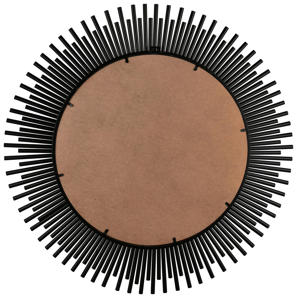 WANDSPIEGEL Schwarz  - Schwarz, MODERN, Glas/Metall (110/110/1,5cm)