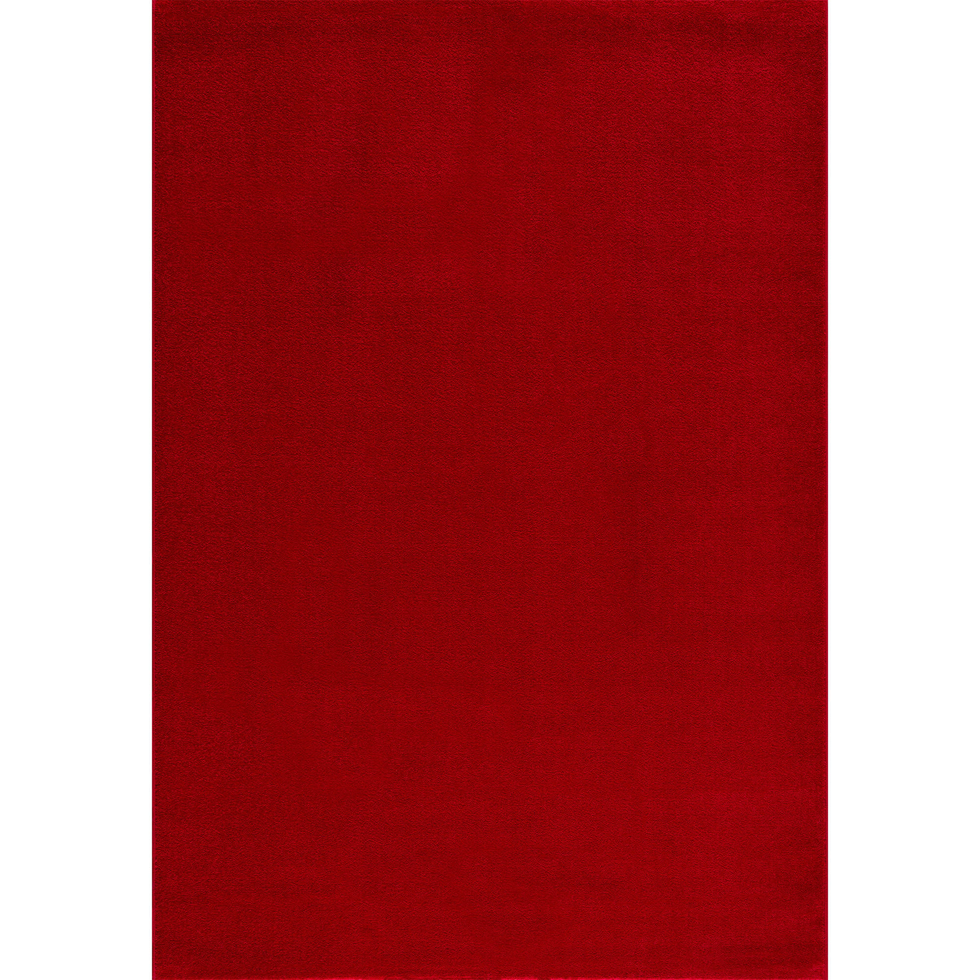 WEBTEPPICH 60/110 cm Uni Rot  - Rot, LIFESTYLE, Kunststoff/Textil (60/110cm) - Novel