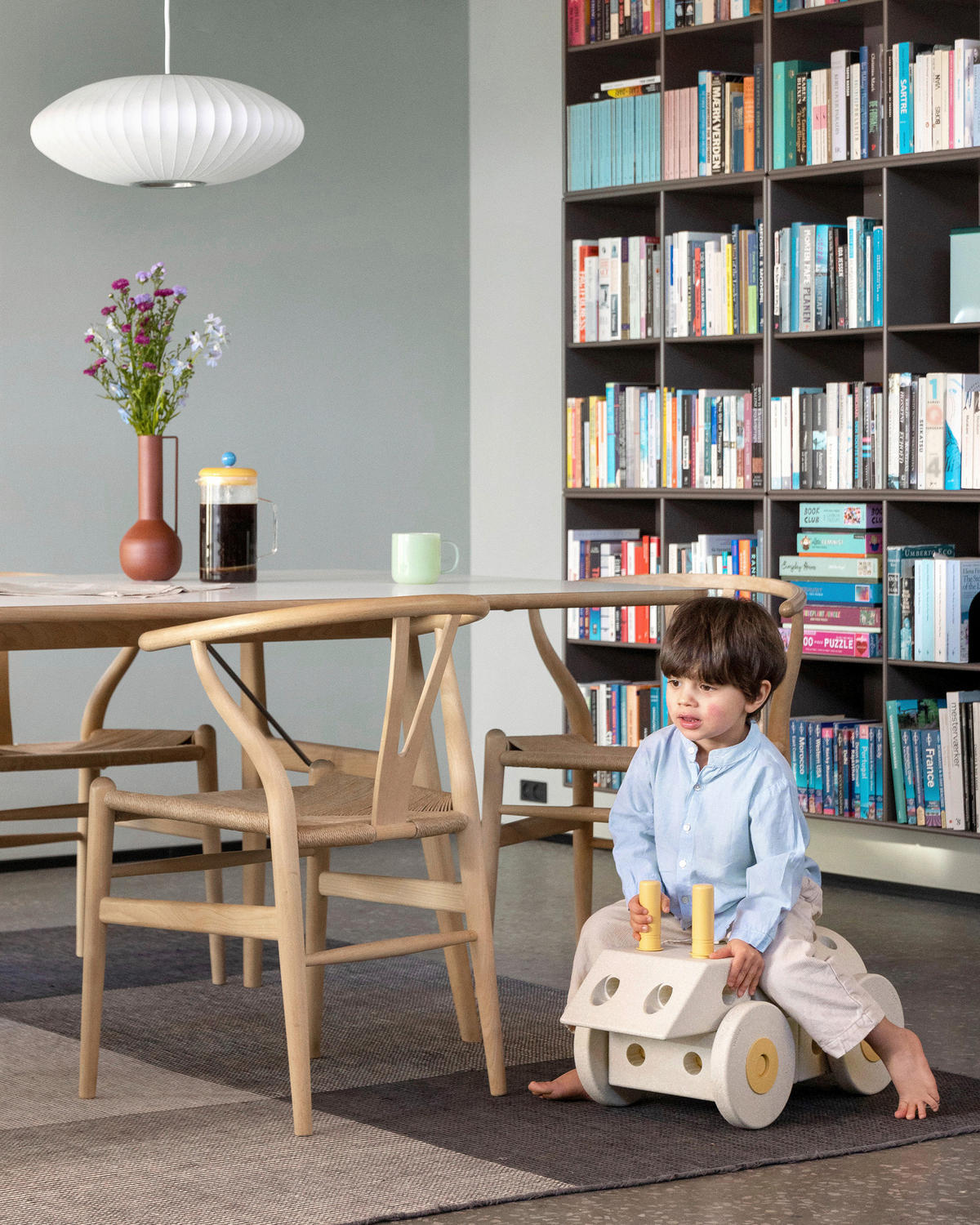 KONSTRUKCIJSKA IGRAČKA  MODU Sand Grey / Honey Yellow  - boje meda/boje pijeska, Basics, plastika (71/21/41cm) - MODU