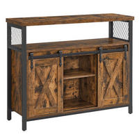 KOMMODE  in 100/80/33 cm  - Schwarz/Braun, Trend, Holzwerkstoff/Metall (100/80/33cm) - Boxxx