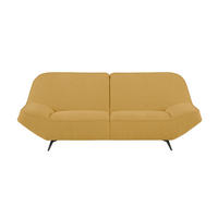 3-SITZER-SOFA Chenille Senfgelb  - Senfgelb, Design, Textil (223/87/96cm) - MID.YOU