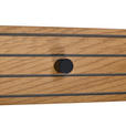 HAKENLEISTE  in Schwarz, Eichefarben  - Eichefarben/Schwarz, Design, Holzwerkstoff/Metall (80/9/1,5cm) - Carryhome