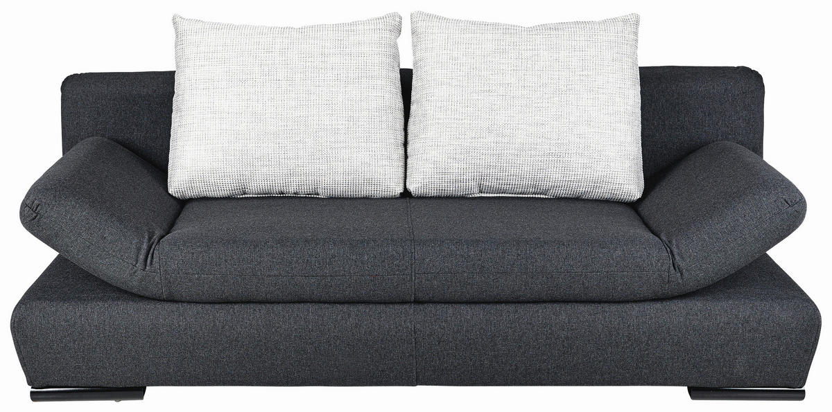 SCHLAFSOFA in Anthrazit, Hellgrau  - Anthrazit/Hellgrau, Konventionell, Holz/Textil (200/75/92cm) - MID.YOU