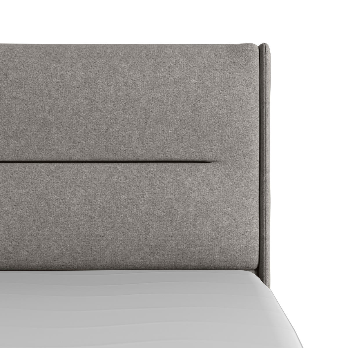 POSTELJA BOXSPRING 180 cm   x 200 cm  , karton, leseni material srebrne barve  - srebrne barve, Moderno, kovina/umetna masa (180/200cm) - MID.YOU