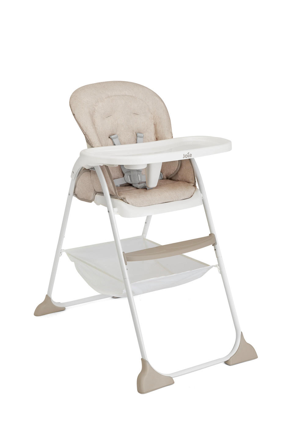 Joie Hochstuhl Mimzy Snacker Weiß, Taupe 52x105x88 cm