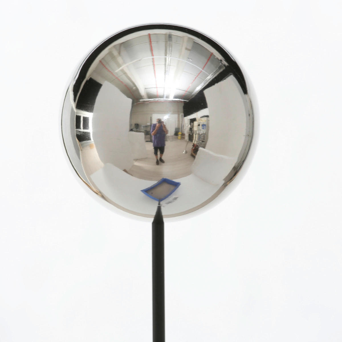 DÍSZGOLYÓ - nemesacélszínű/fekete, Lifestyle, fém (9/80cm) - Boltze Home