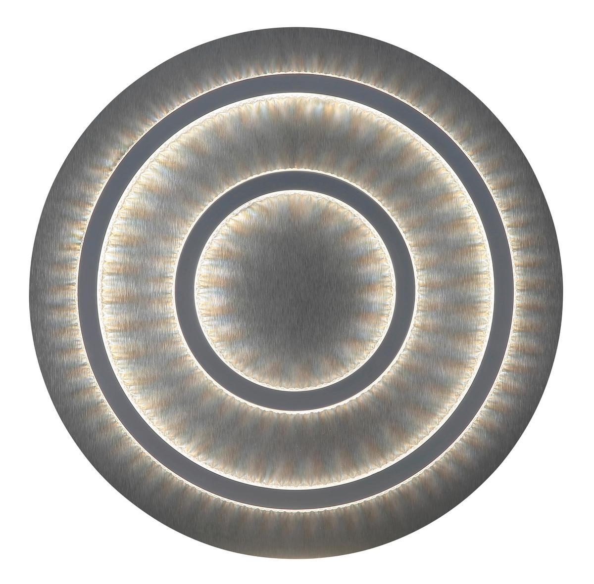 LED-DECKENLEUCHTE 55/6 cm   - Klar/Anthrazit, Design, Kunststoff/Metall (55/6cm) - Globo