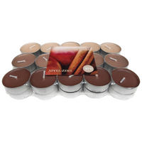 SET ČAJNIH SVEĆICA  braon  - braon, Osnovno - Ambia Home