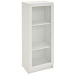 VITRINE in Weiß  - Weiß, Basics, Glas/Holzwerkstoff (40/100/30cm) - Carryhome