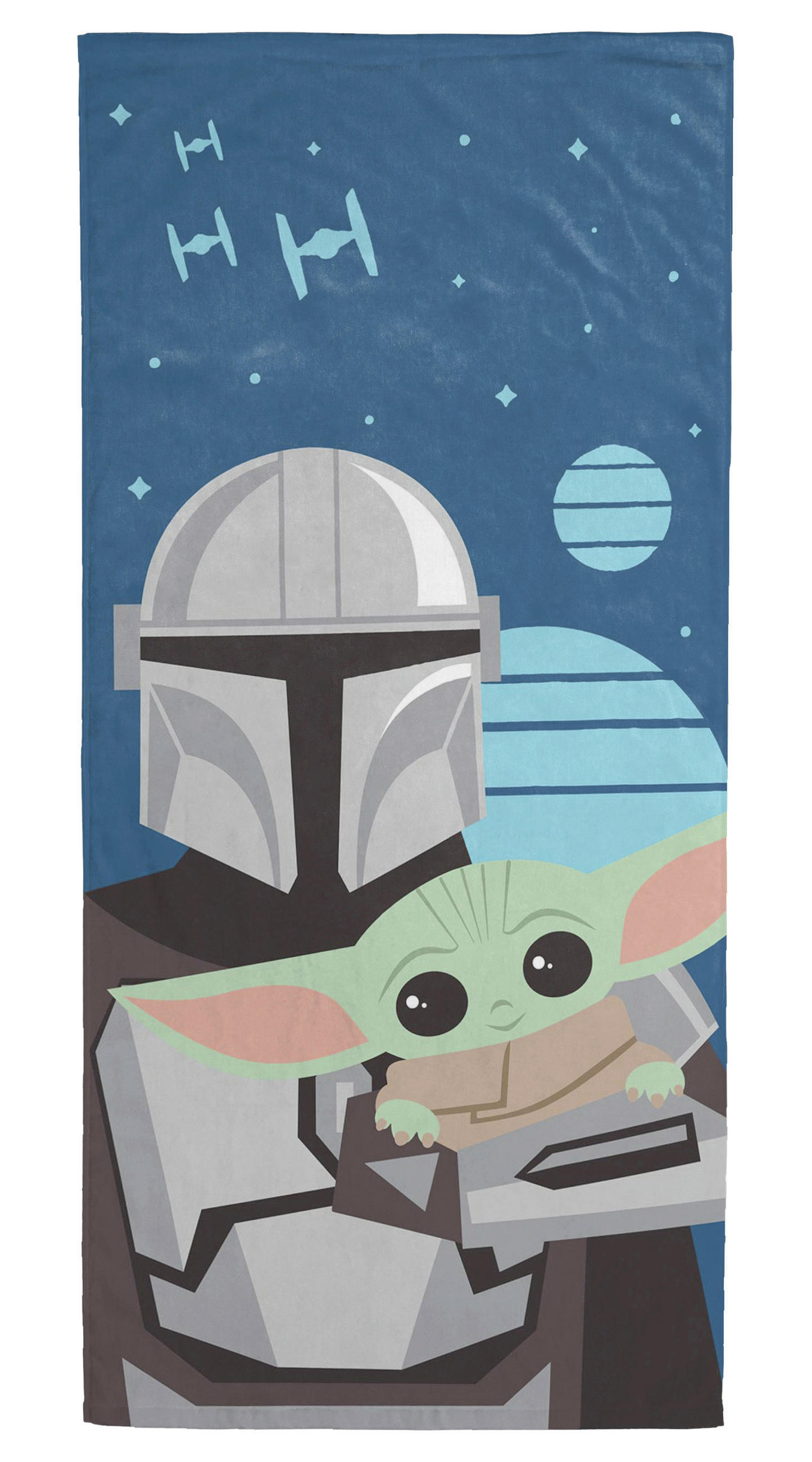 STRANDTUCH Star Wars Grau 150/70 cm  - Grau, Basics, Textil (150/70cm)