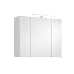 SPIEGELSCHRANK 80/64/20 cm  - Chromfarben/Weiß, KONVENTIONELL, Glas/Holzwerkstoff (80/64/20cm) - Xora