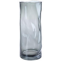 VÁZA 28 cm  - szürke, Basics, üveg (11/29cm) - Ambia Home