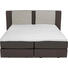BOXSPRINGBETT 180/200 cm in Grau, Dunkelbraun - Dunkelbraun/Alufarben, KONVENTIONELL, Kunststoff/Textil (180/200cm) - Bentley BOXSPRINGBETT 180/200 cm in Grau, Dunkelbraun - Dunkelbraun/Alufarben, KONVENTIONELL, Kunststoff/Textil (180/200cm) - Bentley