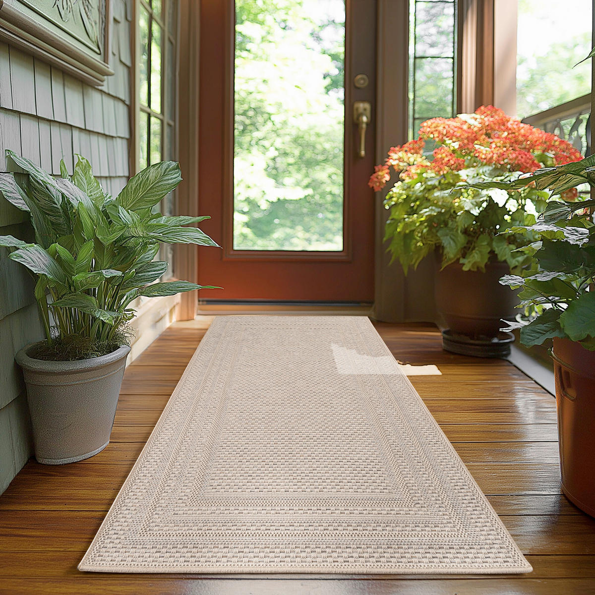 OUTDOORTEPPICH für Terrasse und Balkon 80/150 cm DESERT Beige  - Beige, Design, Textil (80/150cm) - Ayyildiz 