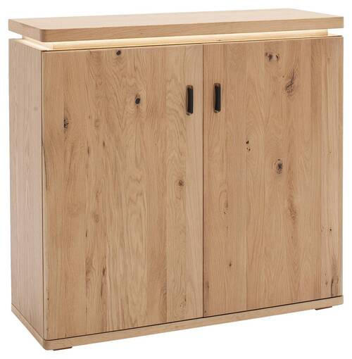 KOMMODE  in 100/95/38 cm  - Eichefarben/Anthrazit, Natur, Holz/Holzwerkstoff (100/95/38cm)