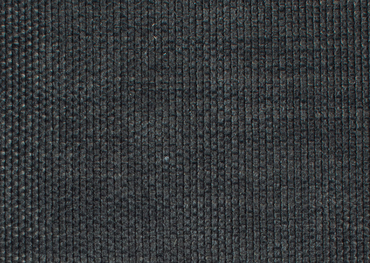 ECKSOFA in Chenille Dunkelgrau  - Dunkelgrau/Schwarz, Design, Textil/Metall (305/224cm) - Dieter Knoll
