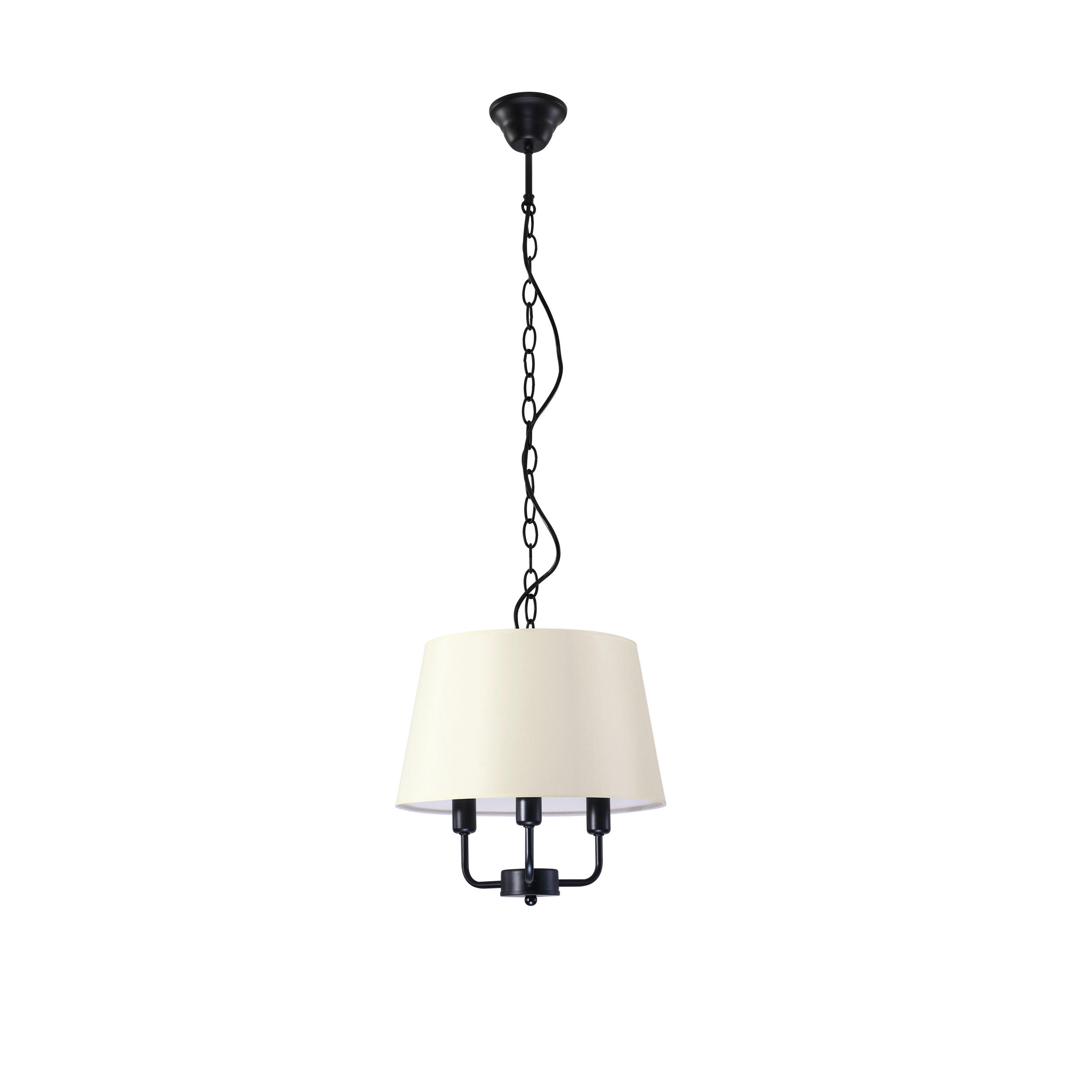 PENDELLEUCHTE Pasteri 32.5/32.5/110 cm  - Goldfarben/Schwarz, KONVENTIONELL, Metall (32.5/32.5/110cm)