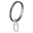 RING  - Edelstahlfarben, Basics, Metall (2,5cm) - Homeware