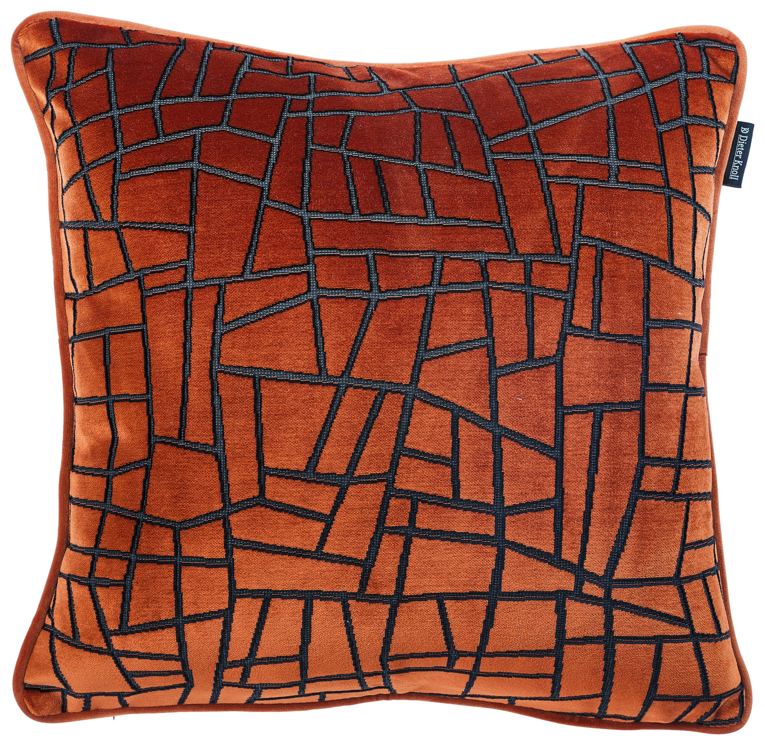 KISSENHÜLLE 45/45 cm  - Terracotta, Textil (45/45cm) - Dieter Knoll