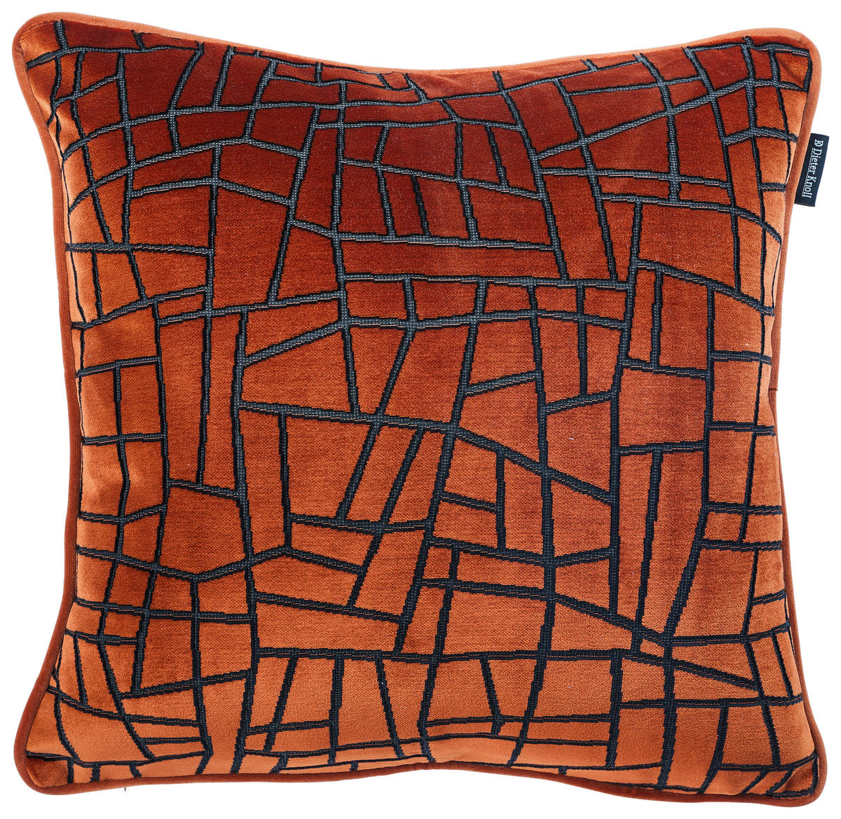 KISSENHÜLLE 45/45 cm  - Terracotta, Textil (45/45cm) - Dieter Knoll
