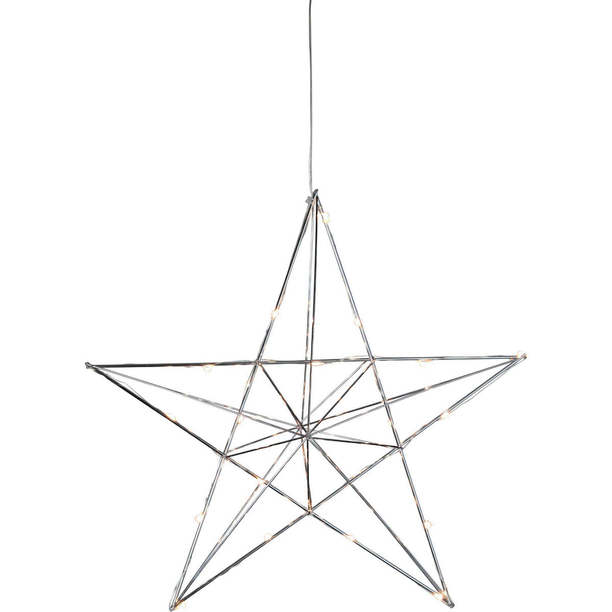 LED-DEKOLEUCHTE  - Chromfarben/Transparent, Basics, Metall (38/10/36cm) - Eglo