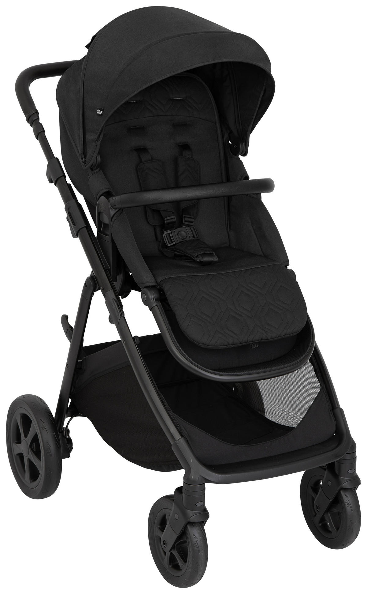 KINDERWAGENSET Near2Me DLX 3in1  - Schwarz, Basics, Textil/Metall (95/62,7/120cm) - Graco