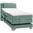 BOXSPRINGBETT 100/200 cm in Petrol - Silberfarben/Petrol, KONVENTIONELL, Kunststoff/Textil (100/200cm) - Esposa BOXSPRINGBETT 100/200 cm in Petrol - Silberfarben/Petrol, KONVENTIONELL, Kunststoff/Textil (100/200cm) - Esposa
