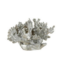 DEKOMUSCHEL - Silberfarben, Basics, Kunststoff (32/24/19,5cm)
