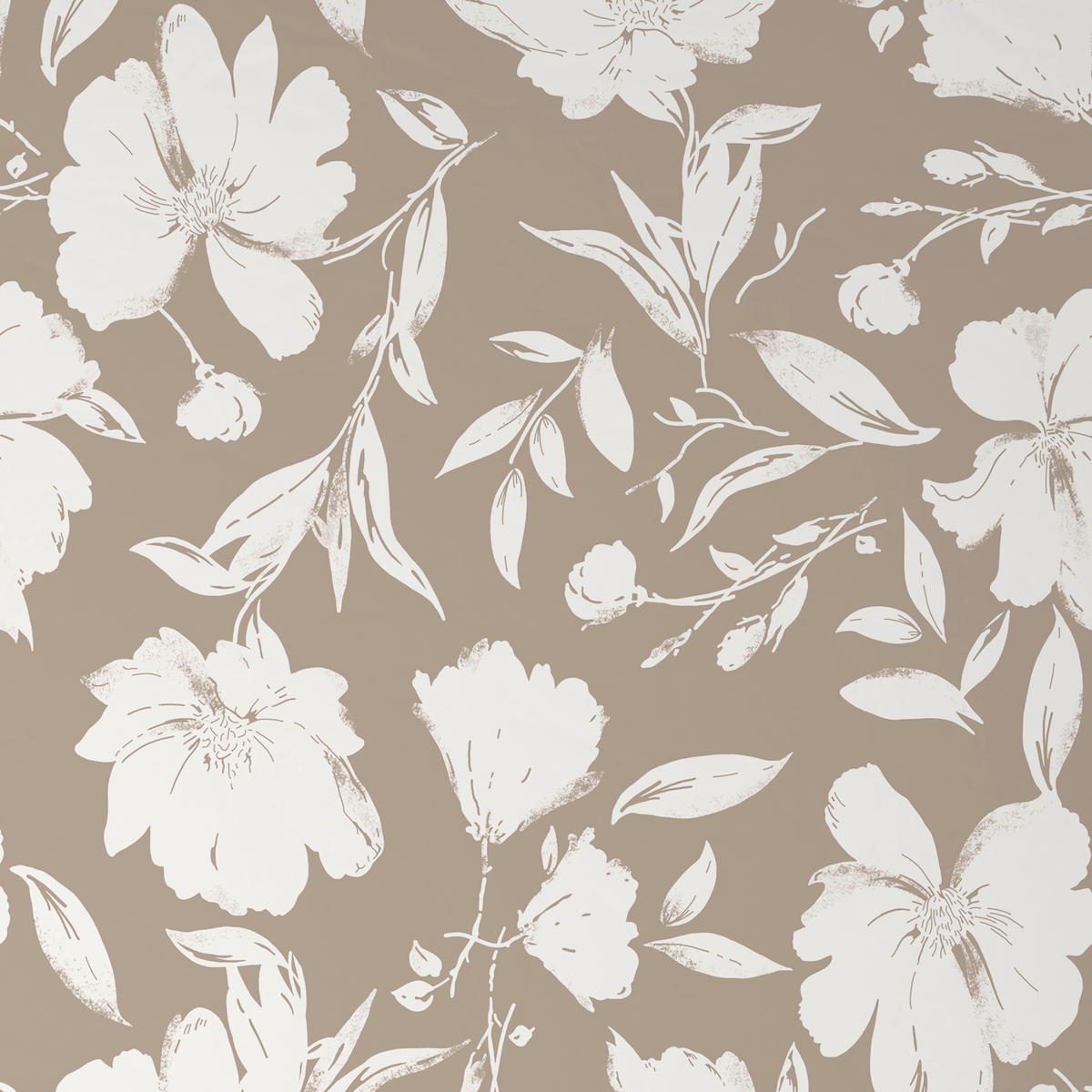 WENDEBETTWÄSCHE Mavie Satin 140/200 cm  - Taupe, KONVENTIONELL, Textil (140/200cm) - Novel