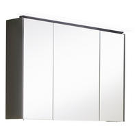 SPIEGELSCHRANK 92/66,4/17,2 cm  - Chromfarben/Eichefarben, MODERN, Glas/Holzwerkstoff (92/66,4/17,2cm) - Novel