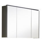 SPIEGELSCHRANK 92/66,4/17,2 cm  - Chromfarben/Eichefarben, MODERN, Glas/Holzwerkstoff (92/66,4/17,2cm) - Novel