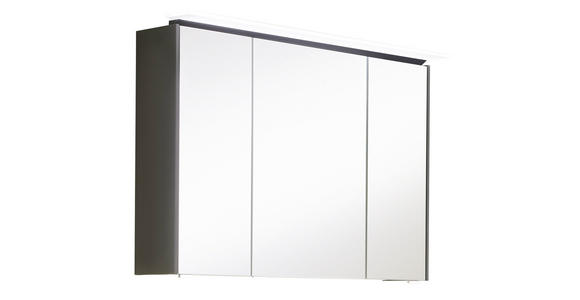 SPIEGELSCHRANK 92/66,4/17,2 cm - Chromfarben/Eichefarben, MODERN, Glas/Holzwerkstoff (92/66,4/17,2cm) - Novel