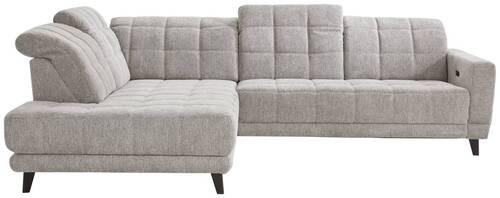 Xora ROHOVÁ SEDACIA SÚPRAVA, textil, sivá