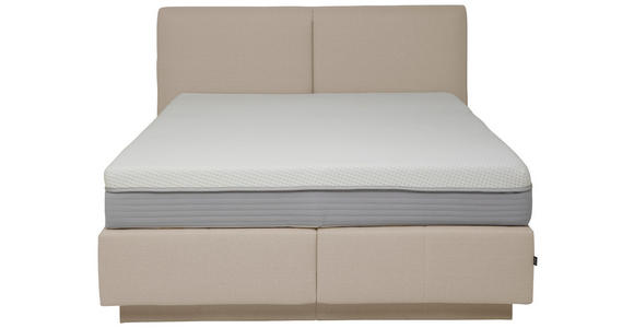 BOXSPRINGBETT 180/200 cm  in Beige  - Beige, KONVENTIONELL, Textil (180/200cm) - Dieter Knoll