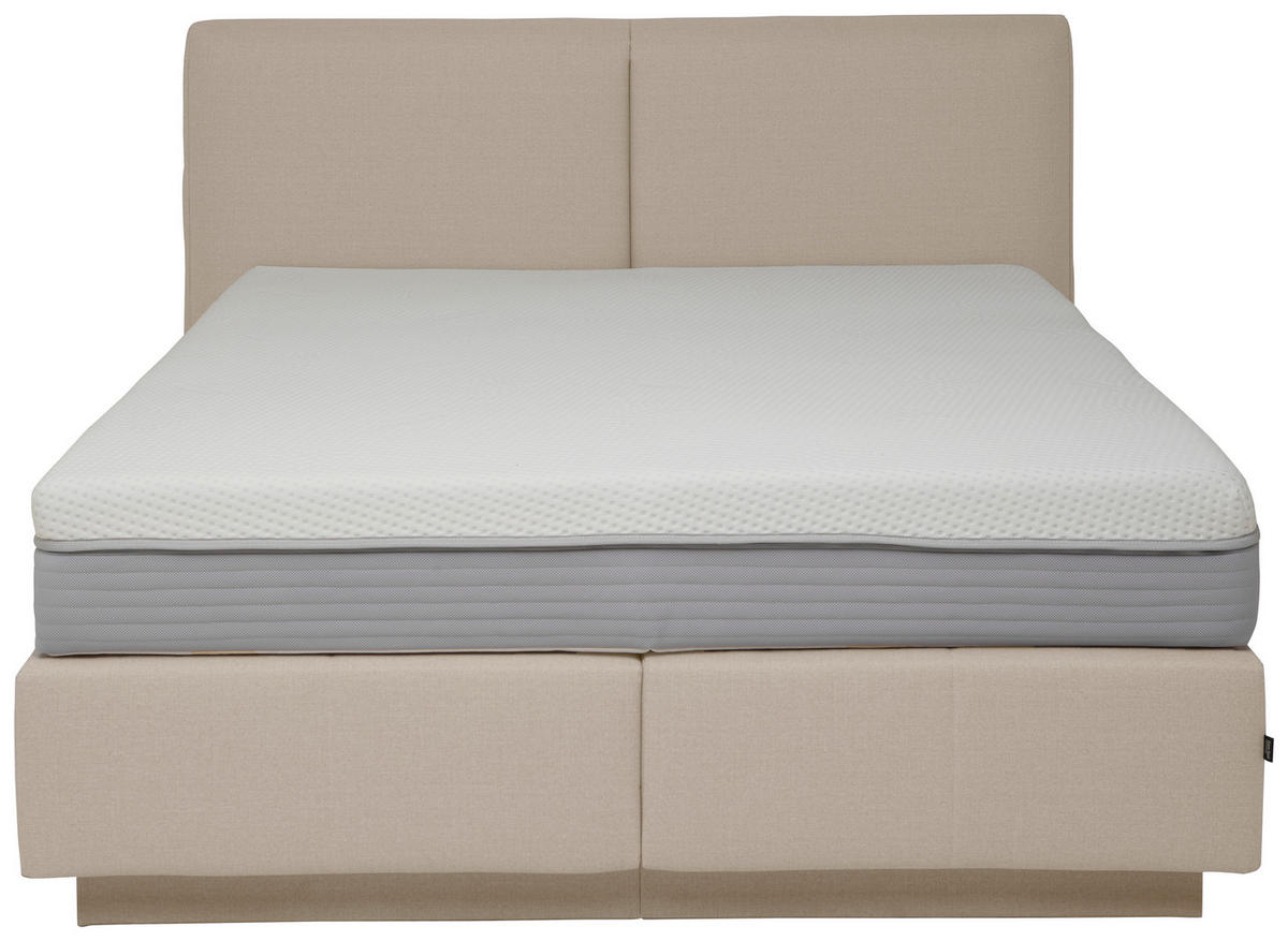 BOXSPRINGBETT 180/200 cm  in Beige  - Beige, KONVENTIONELL, Textil (180/200cm) - Dieter Knoll