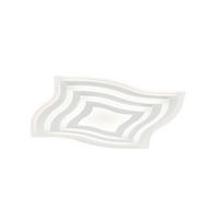 LED-DECKENLEUCHTE     - Weiss, Design, Kunststoff (60/60cm) - Fischer & Honsel