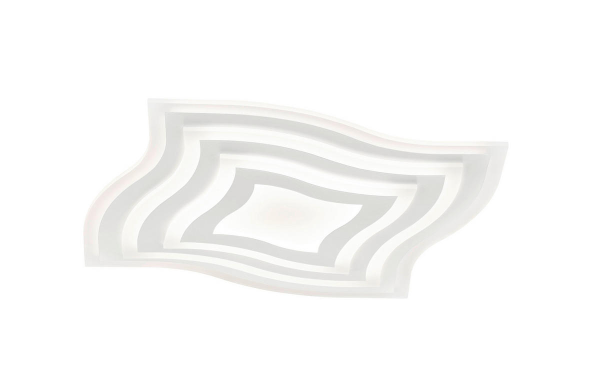 LED-DECKENLEUCHTE     - Weiss, Design, Kunststoff (60/60cm) - Fischer & Honsel