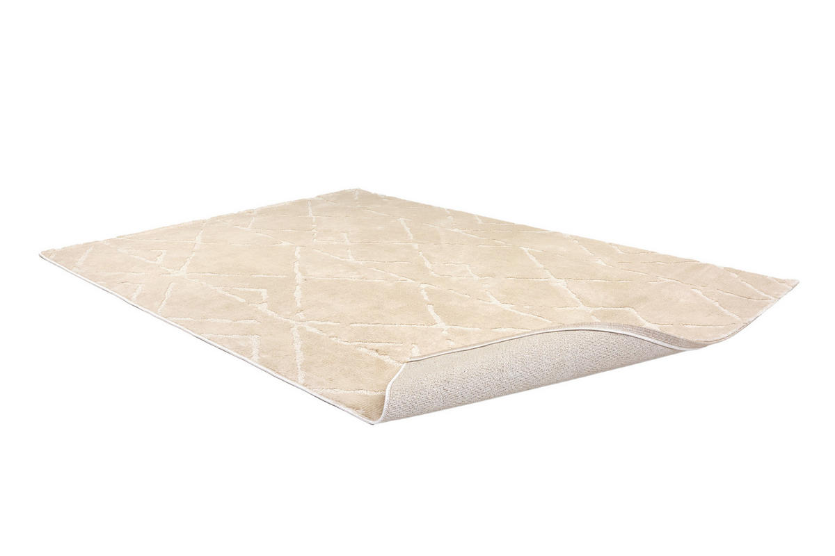 WEBTEPPICH 133/190 cm Lou Creme rechteckig  - Creme, Basics, Kunststoff/Textil (133/190cm) - Astra