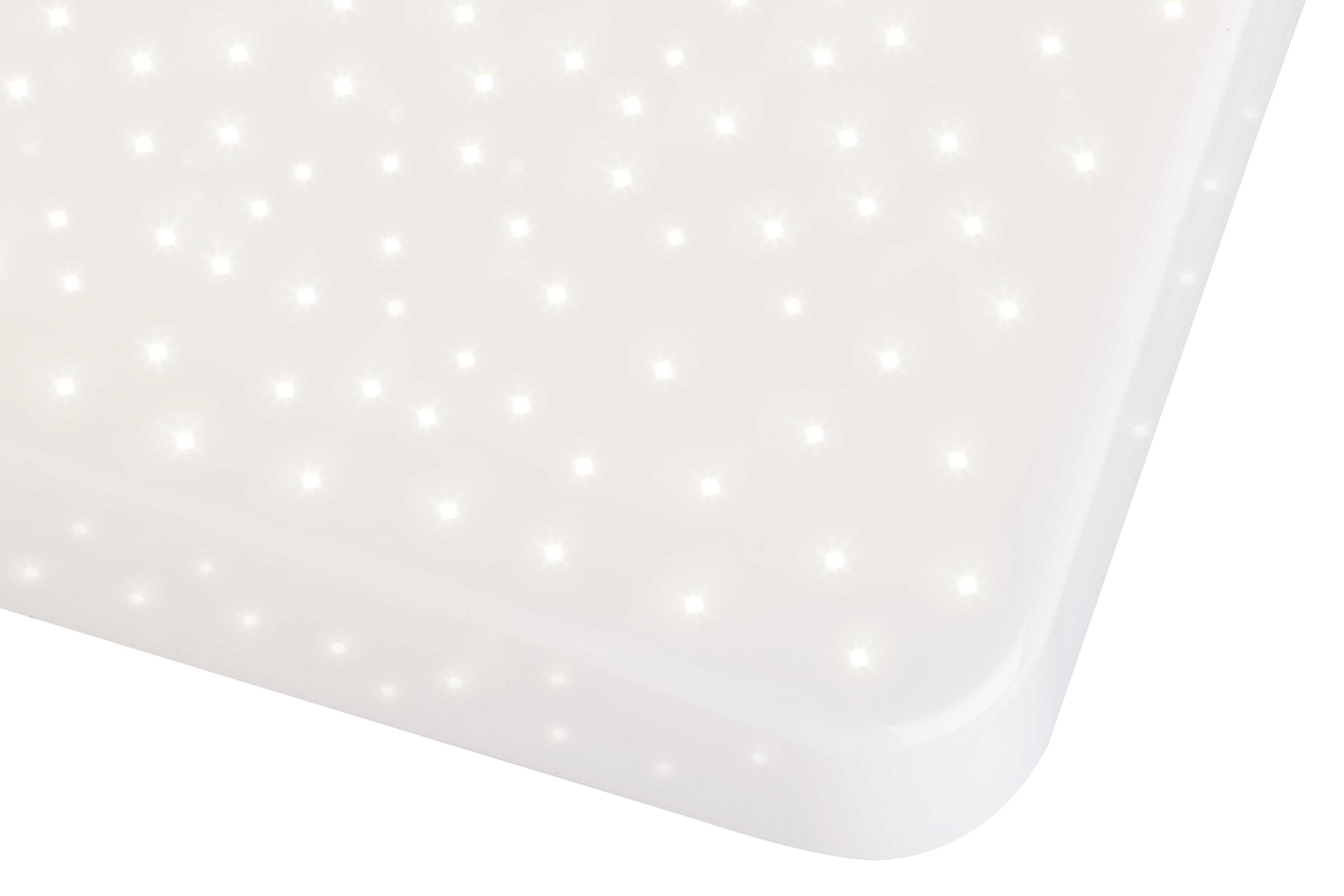 LED-BADEZIMMER-DECKENLEUCHTE - Weiß, KONVENTIONELL, Kunststoff (37/37/7,5cm) - Celina