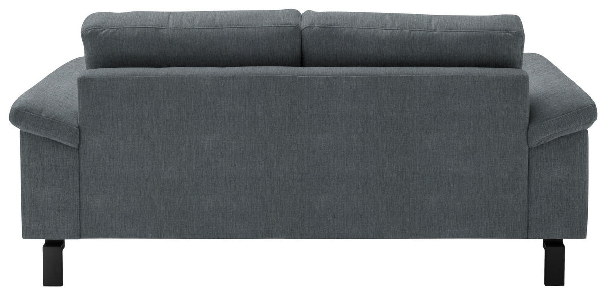 2,5-SITZER in Velours Dunkelgrau  - Dunkelgrau, Design (206/86/97cm) - Pure Home Lifestyle