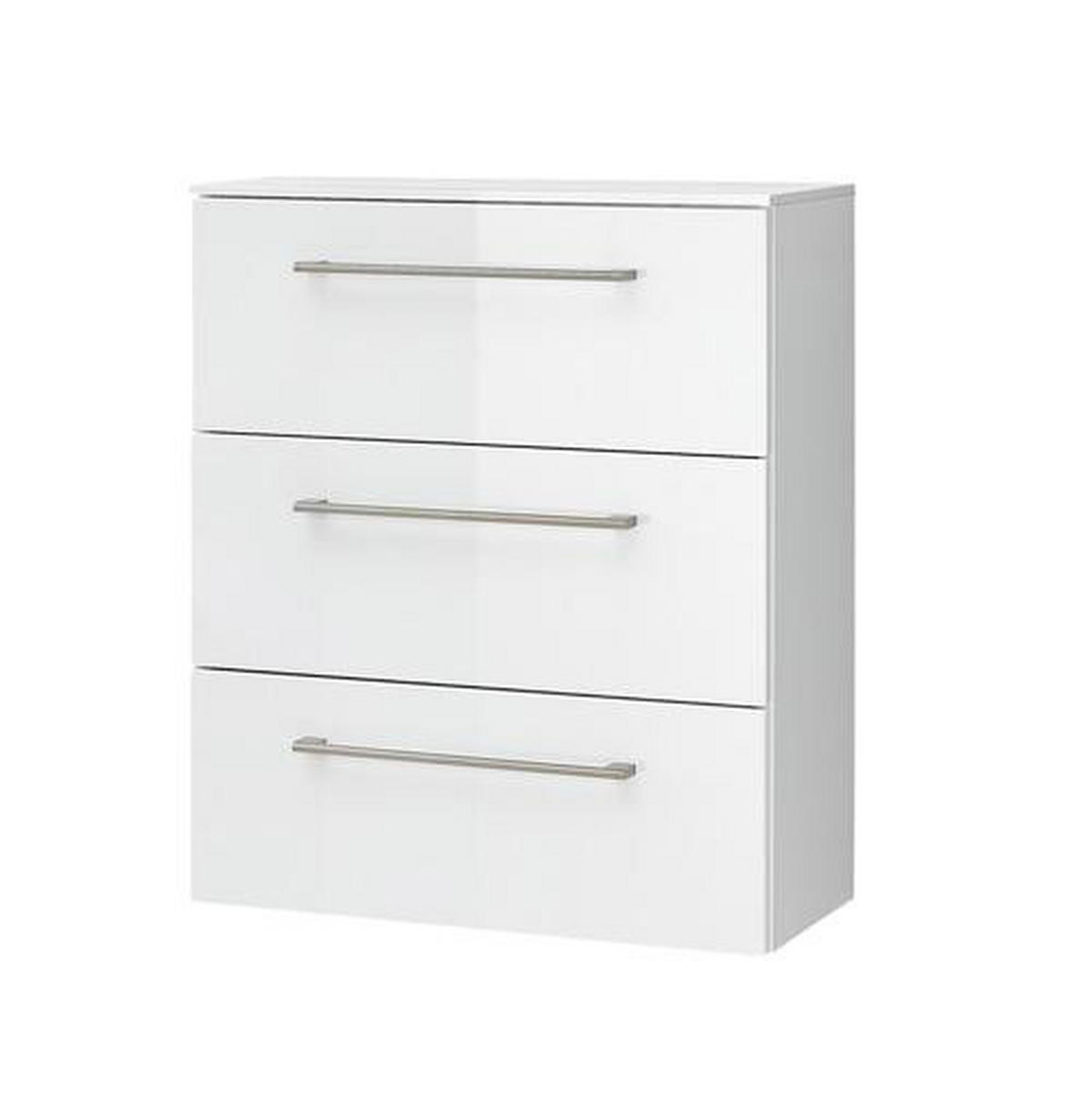 HIGHBOARD foliert  - Weiß, KONVENTIONELL, Holzwerkstoff (60/72/33cm) - Sadena