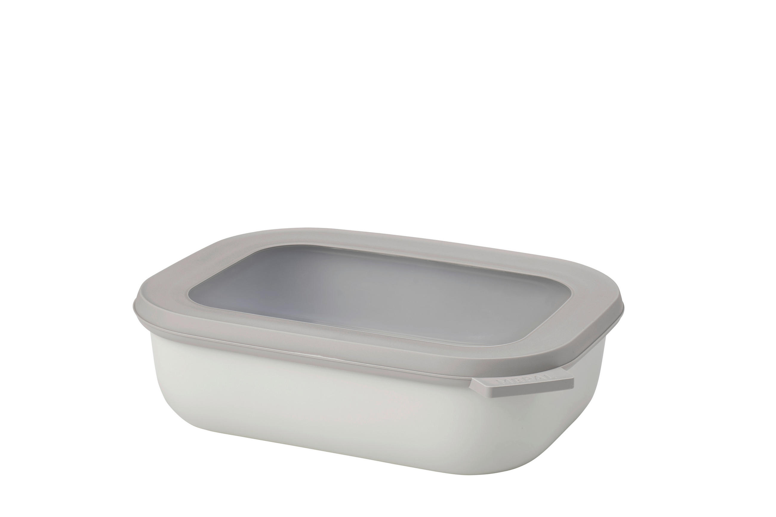 VORRATSDOSE CIRQULA 1 L  - Hellgrau/Weiß, Basics, Kunststoff (1l) - Mepal