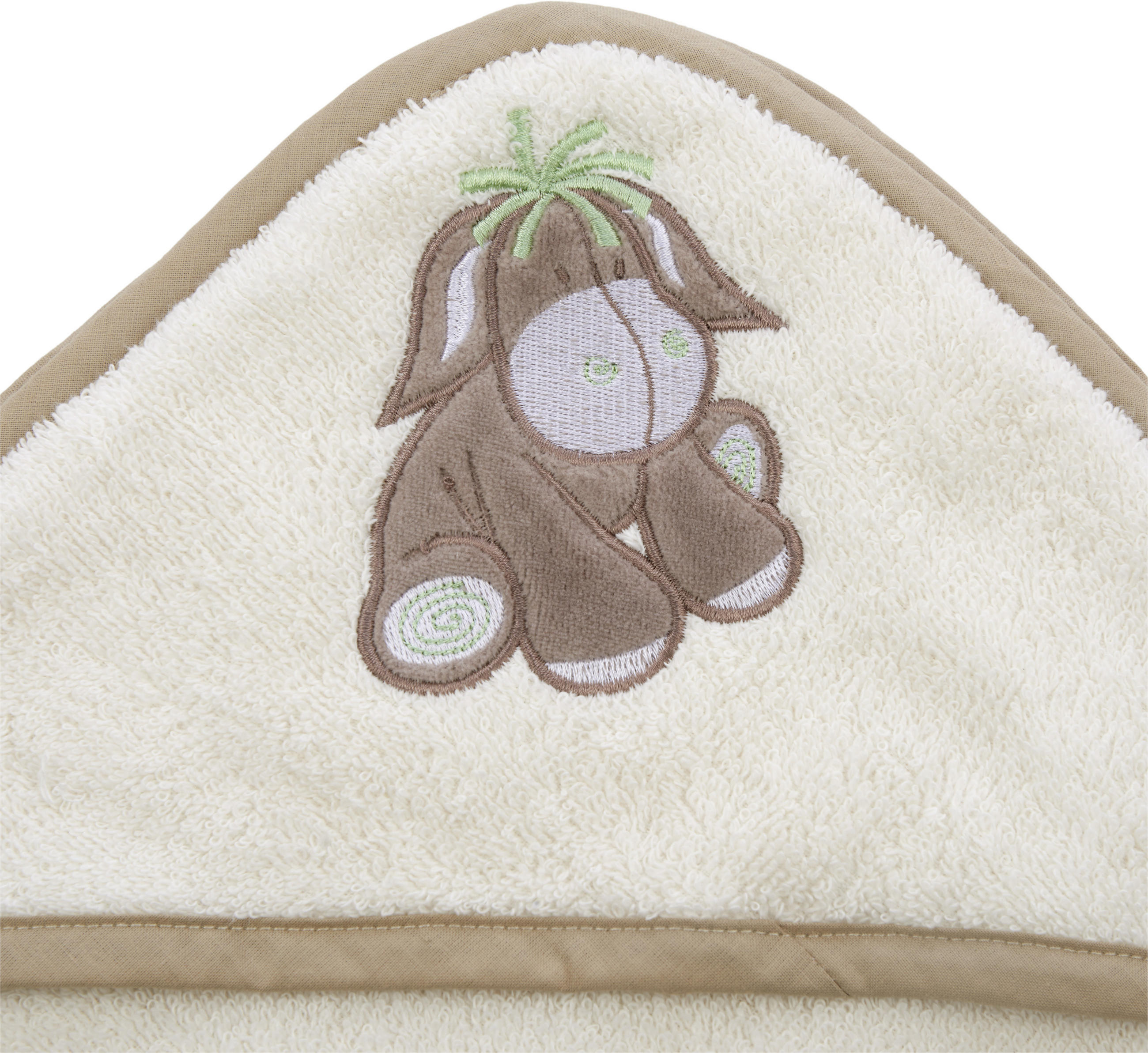 OSUŠKA S KAPUCÍ - krémová, Basics, textil (80/80cm) - My Baby Lou